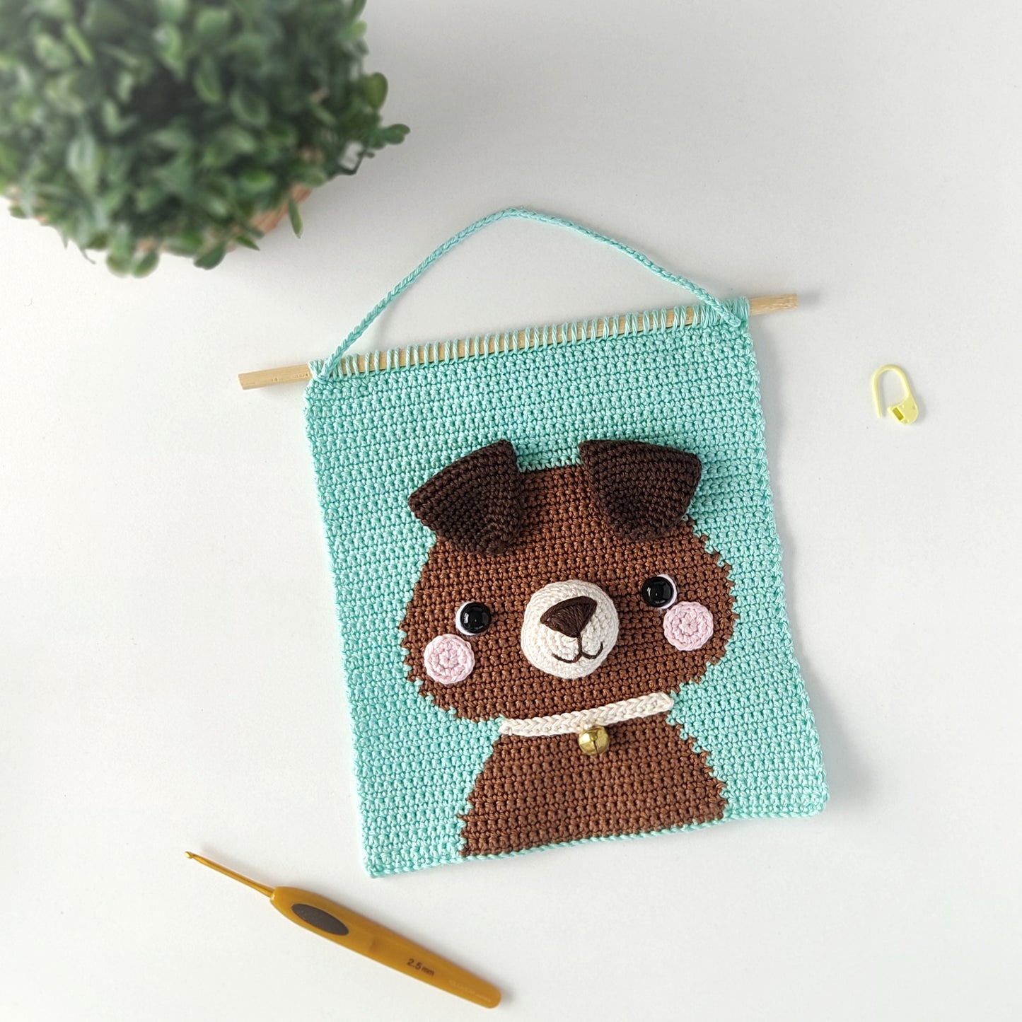 Wall Hanging - Lucky the Dog